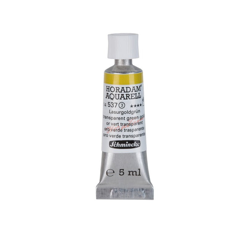 Schmincke Horadam Aquarelle Watercolour Paint Transparent Green Gold