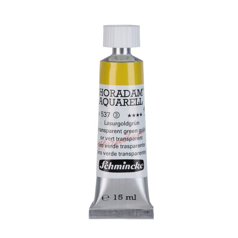 Schmincke Horadam Aquarelle Watercolour Paint Transparent Green Gold