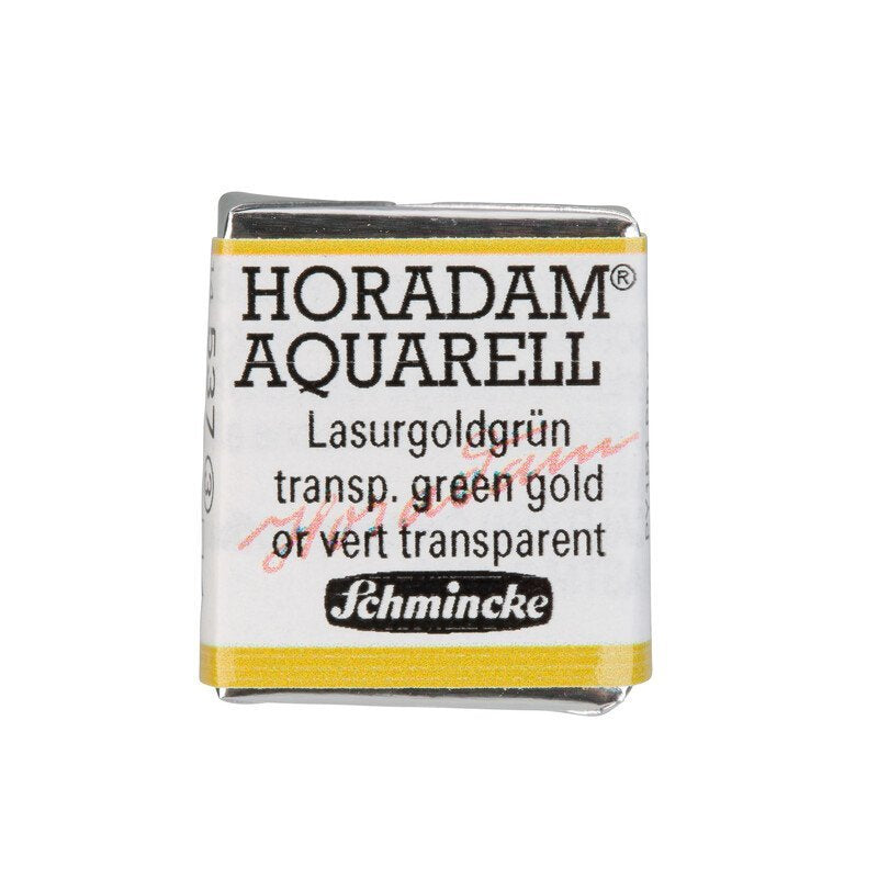 Schmincke Horadam Aquarelle Watercolour Paint Transparent Green Gold
