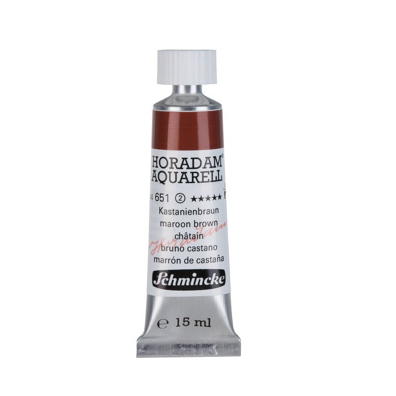 Schmincke Horadam Aquarelle Watercolour Paint Maroon Brown