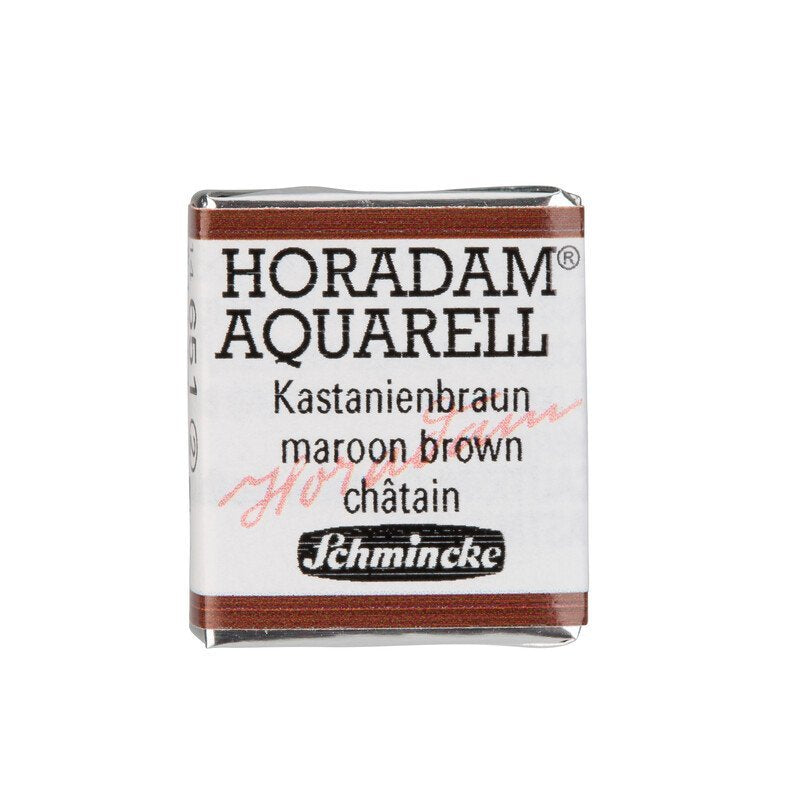 Schmincke Horadam Aquarelle Watercolour Paint Maroon Brown