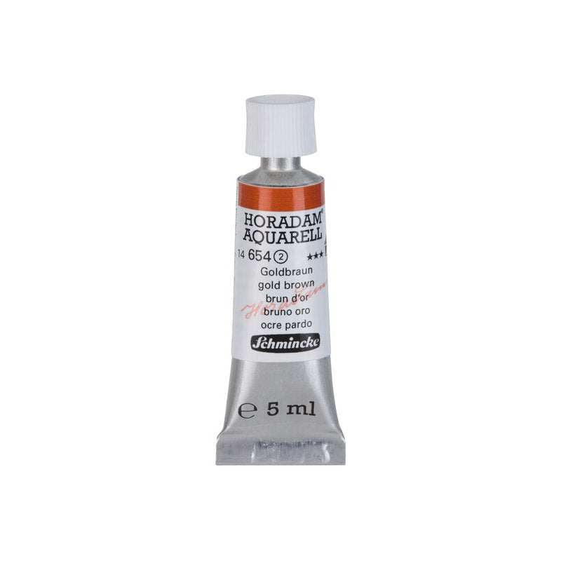 Schmincke Horadam Aquarelle Watercolour Paint Gold Brown