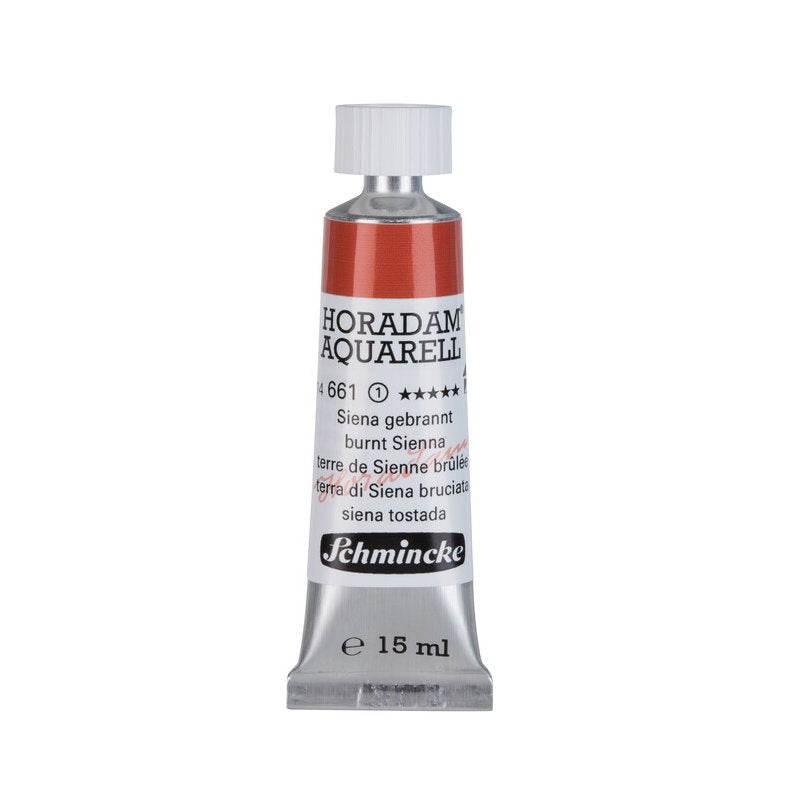 Schmincke Horadam Aquarelle Watercolour Paint Burnt Sienna