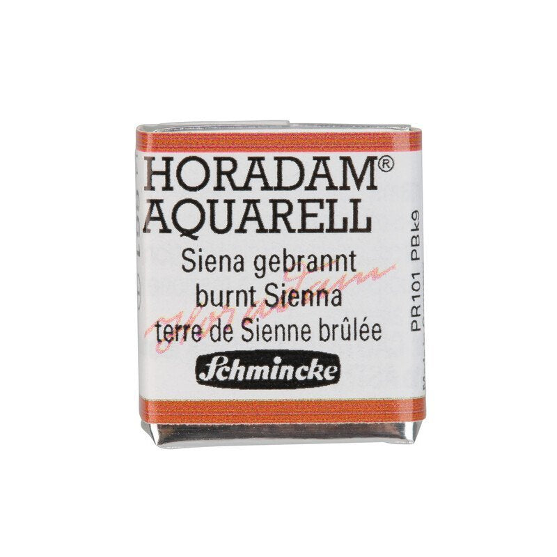 Schmincke Horadam Aquarelle Watercolour Paint Burnt Sienna
