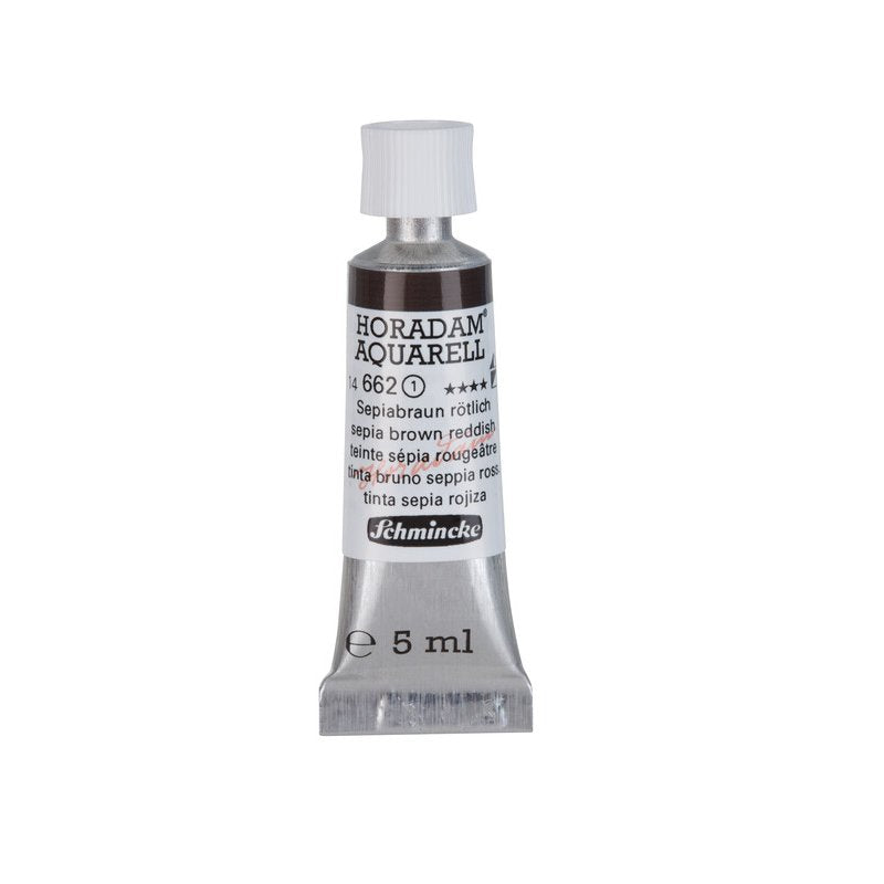 Schmincke Horadam Aquarelle Watercolour Paint Sepia Brown Reddish