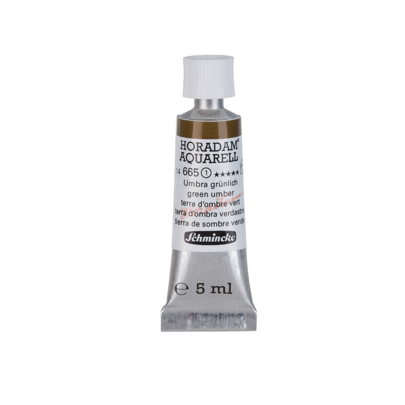 Schmincke Horadam Aquarelle Watercolour Paint Green Umber