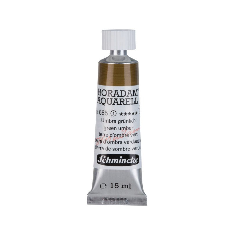 Schmincke Horadam Aquarelle Watercolour Paint Green Umber