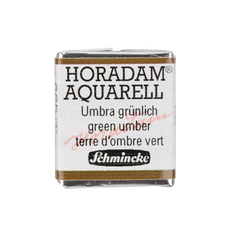 Schmincke Horadam Aquarelle Watercolour Paint Green Umber