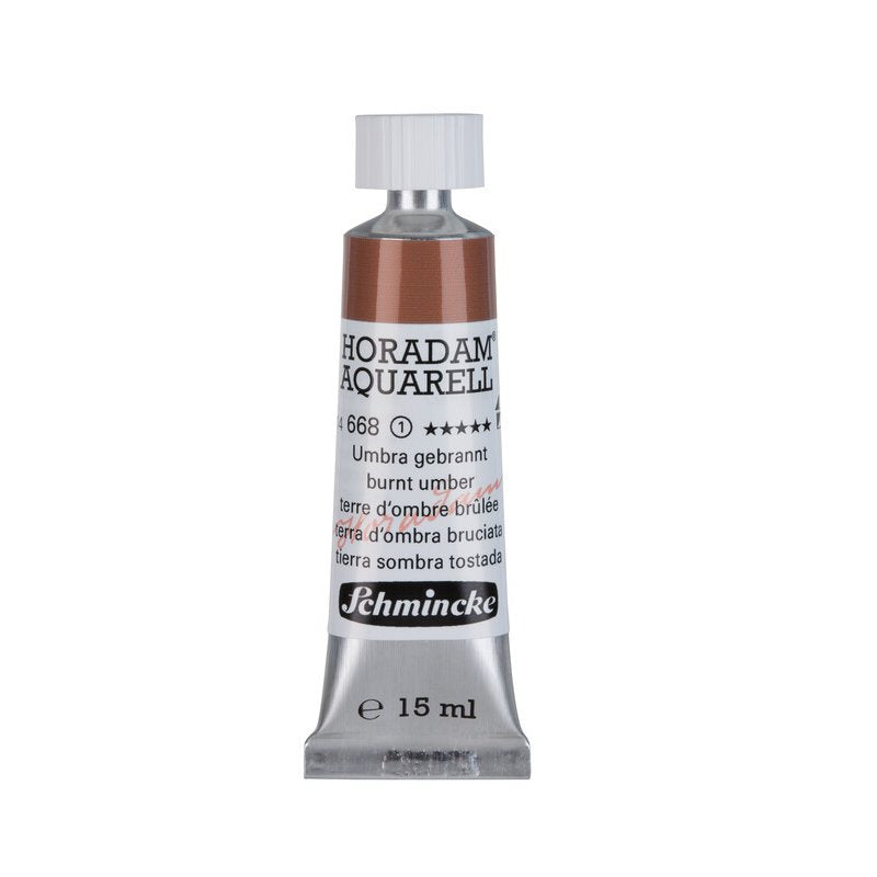 Schmincke Horadam Aquarelle Watercolour Paint Burnt Umber