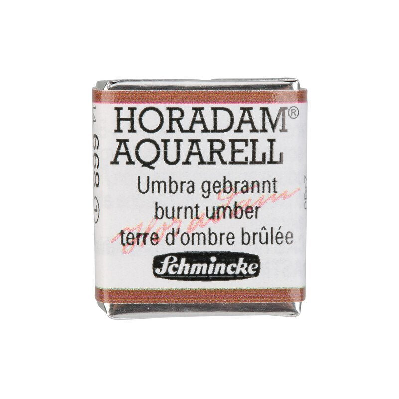 Schmincke Horadam Aquarelle Watercolour Paint Burnt Umber