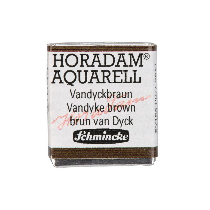 Schmincke Horadam Aquarelle Watercolour Paint Vandyke Brown