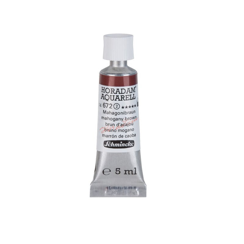 Schmincke Horadam Aquarelle Watercolour Paint Mahogany Brown