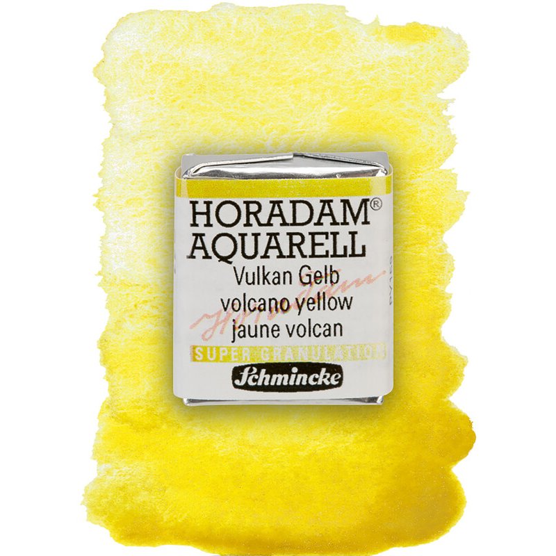 Schmincke Horadam Aquarelle Watercolour Paint Volcano Yellow