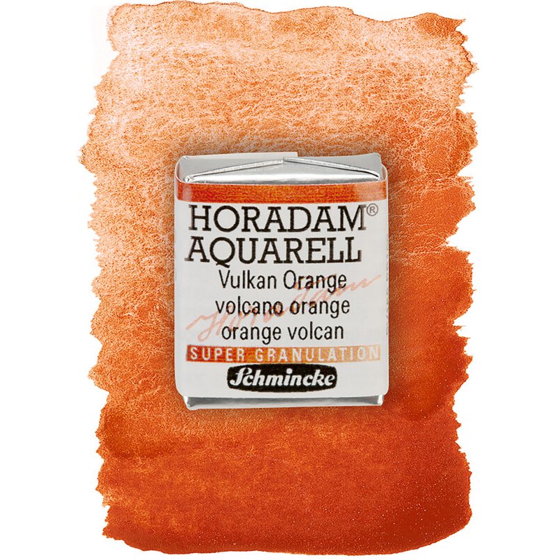 Schmincke Horadam Aquarelle Watercolour Paint Volcano Orange