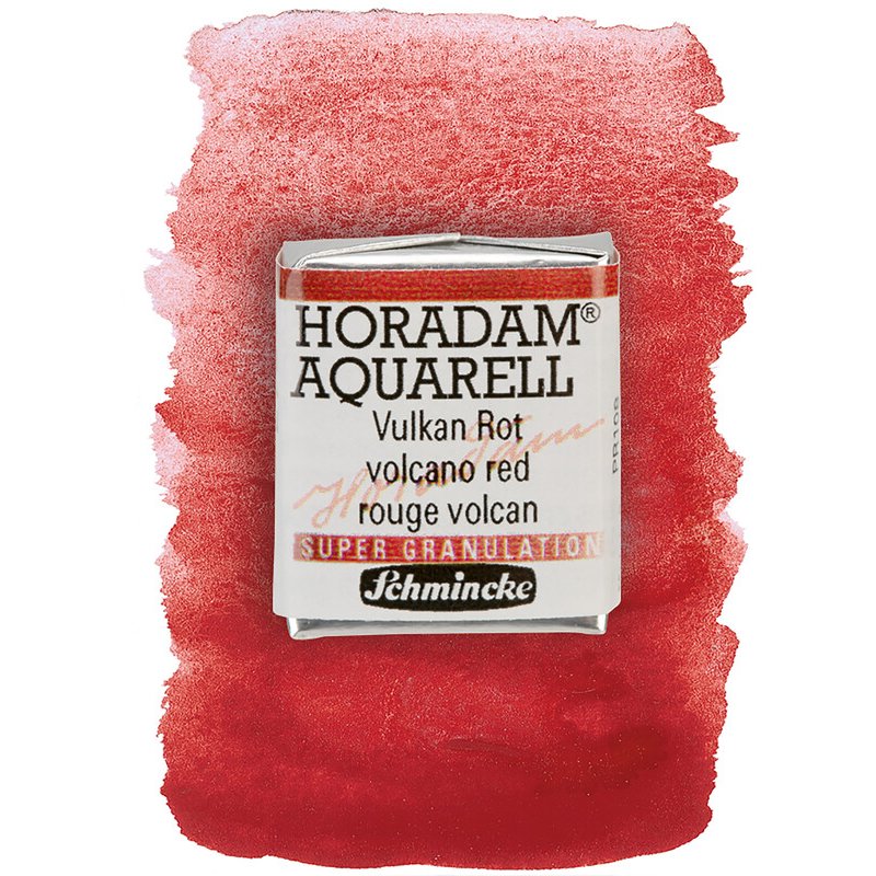Schmincke Horadam Aquarelle Watercolour Paint Volcano Red