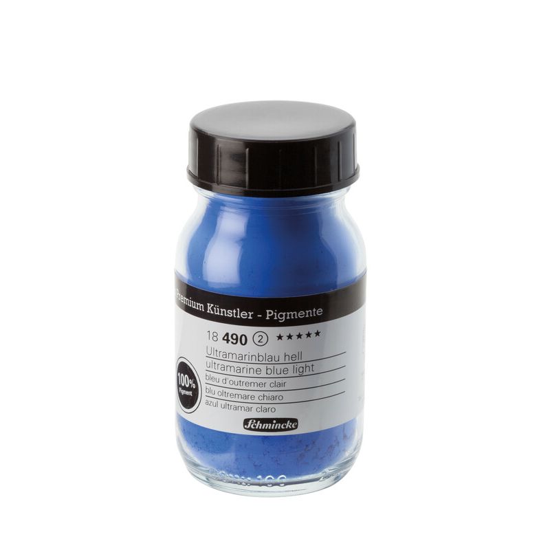 Schmincke Pigment Ultramarine Blue Light 100ml