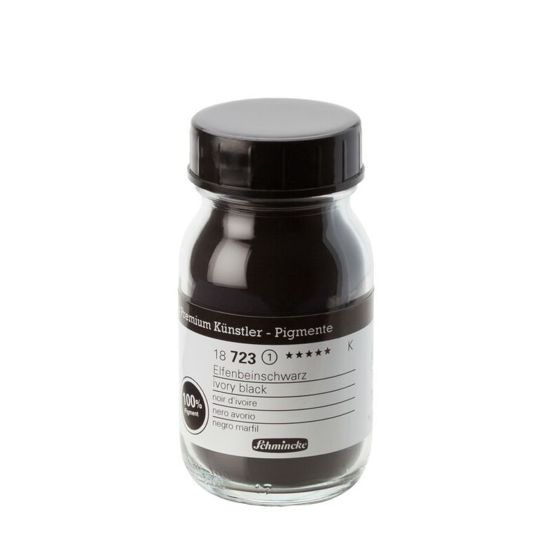 Schmincke Pigment Ivory Black 100ml