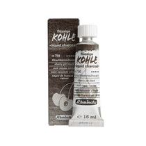 Schmincke Liquid Charcoal Paint Cherry Pit Black