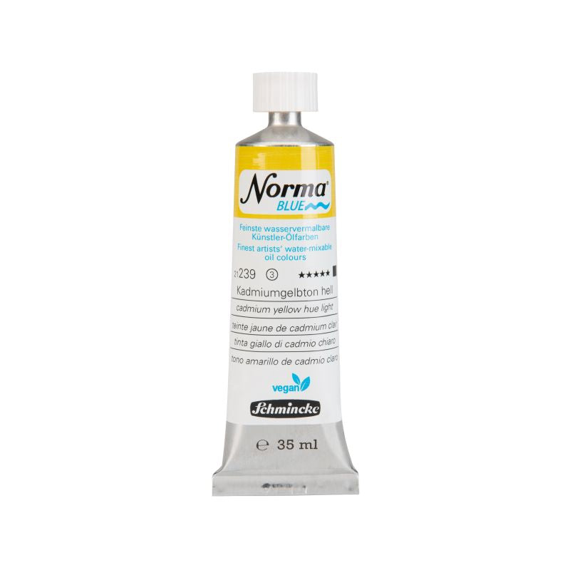 Schmincke Norma Blue Water Mixable Oil Paint Cadmium Yellow Hue Light
