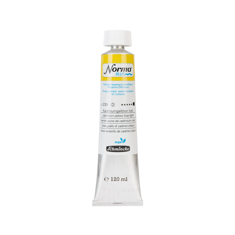Schmincke Norma Blue Water Mixable Oil Paint Cadmium Yellow Hue Light