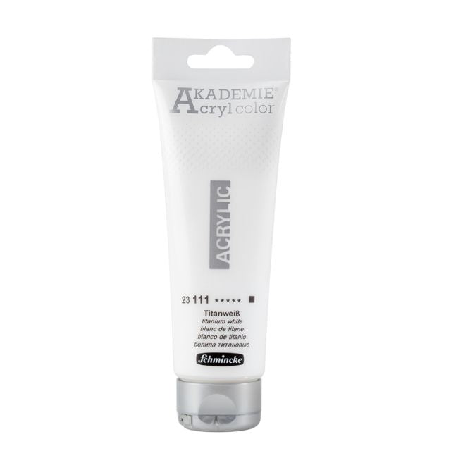Schmincke Akademie Acrylic Paint Titanium White 120ml