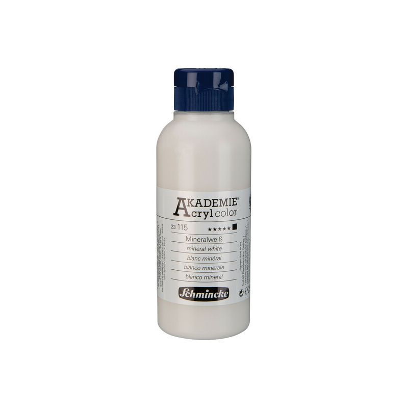 Schmincke Akademie Acrylic Paint Mineral White 250ml