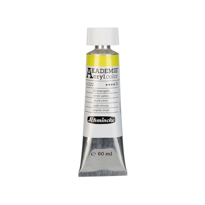 Schmincke Akademie Acrylic Paint Lemon Yellow