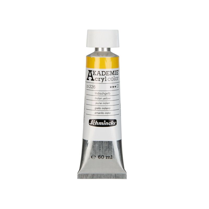 Schmincke Akademie Acrylic Paint Indian Yellow 60ml