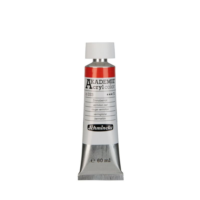 Schmincke Akademie Acrylic Paint Vermilion Red