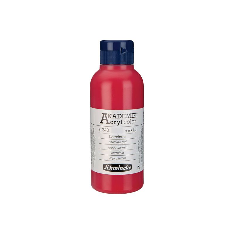Schmincke Akademie Acrylic Paint Carmine Red 250ml