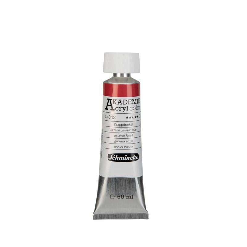 Schmincke Akademie Acrylic Paint Alizarin Crimson Hue 60ml