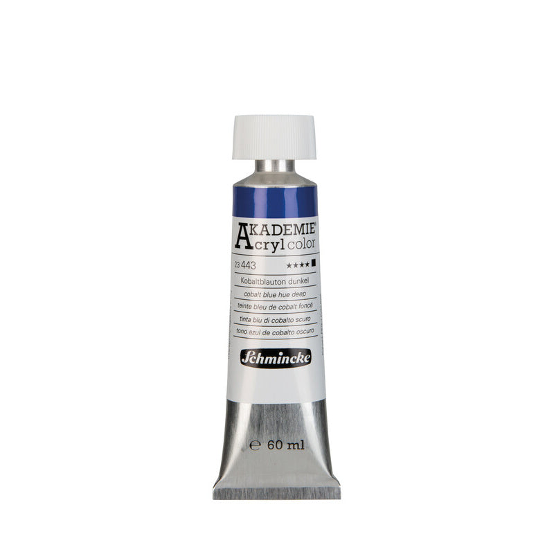 Schmincke Akademie Acrylic Paint Cobalt Blue Hue Deep