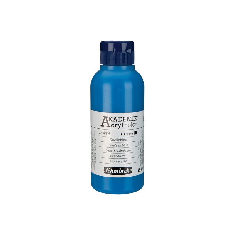 Schmincke Akademie Acrylic Paint Cerulean Blue 250ml