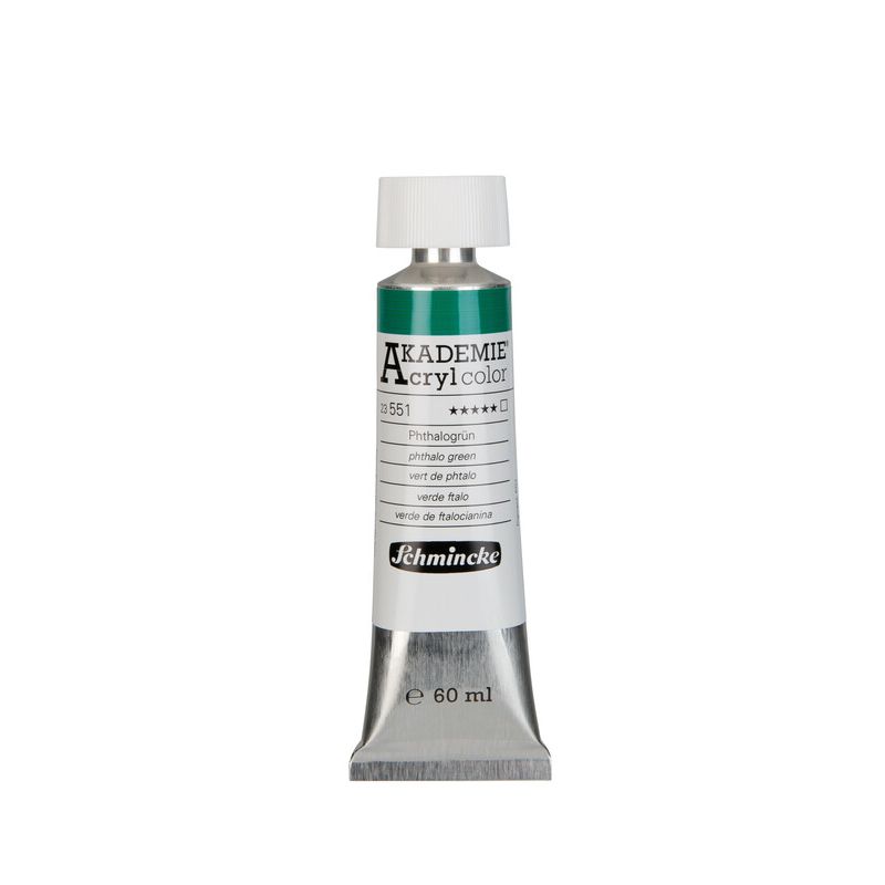 Schmincke Akademie Acrylic Paint Phthalo Green 60ml
