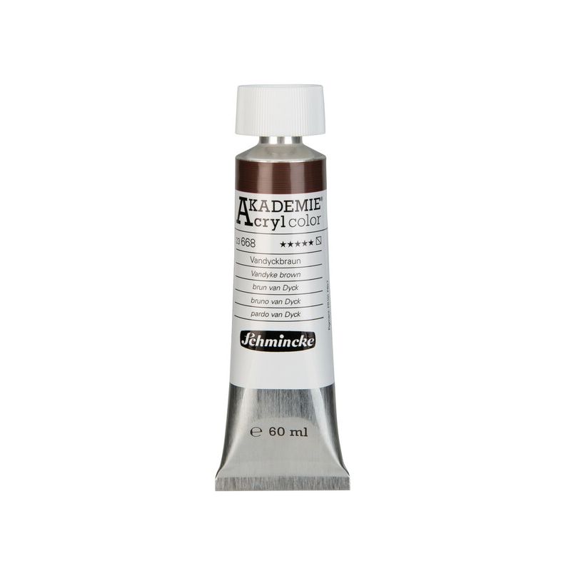 Schmincke Akademie Acrylic Paint Vandyke Brown