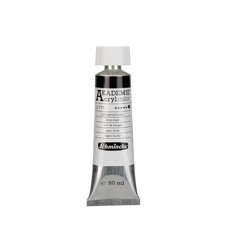 Schmincke Akademie Acrylic Paint Lamp Black 60ml