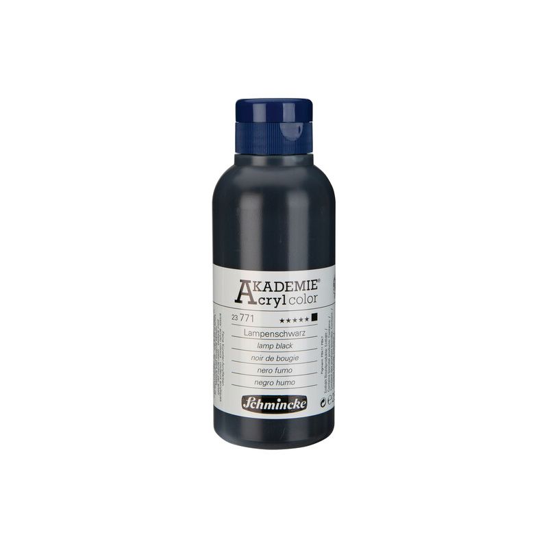 Schmincke Akademie Acrylic Paint Lamp Black 250ml