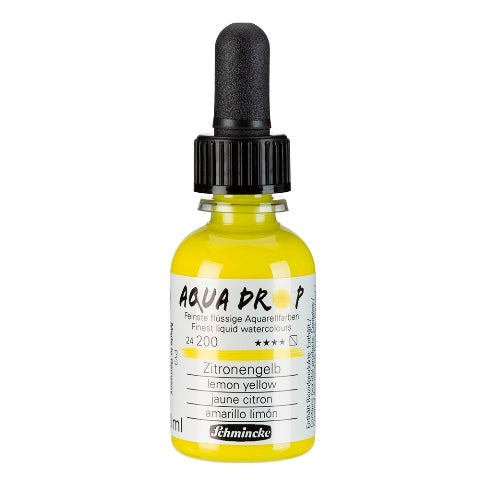 Schmincke Aqua Drop Liquid Watercolour Lemon Yellow 30ml