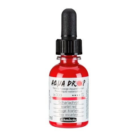 Schmincke Aqua Drop Liquid Watercolour Scarlet Red 30ml