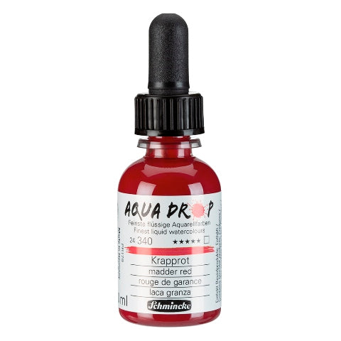 Schmincke Aqua Drop Liquid Watercolour Madder Red 30ml