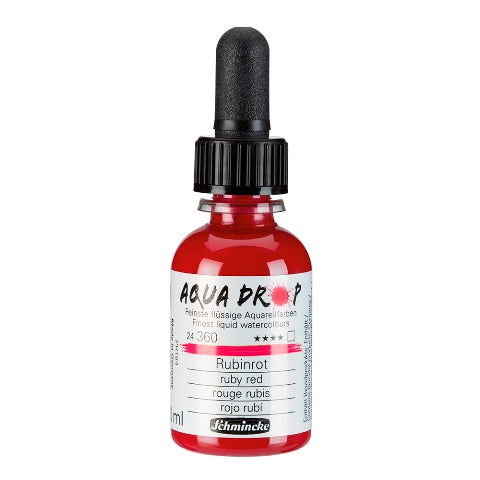 Schmincke Aqua Drop Liquid Watercolour Ruby Red 30ml
