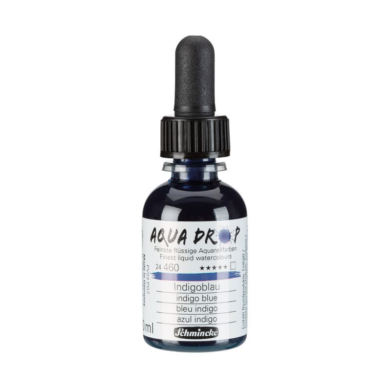 Schmincke Aqua Drop Liquid Watercolour Indigo Blue