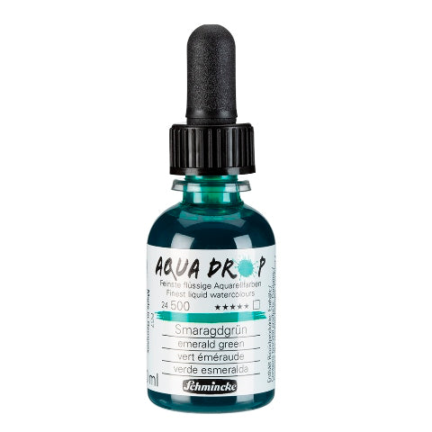 Schmincke Aqua Drop Liquid Watercolour Emerald Green 30ml