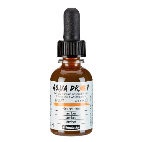 Schmincke Aqua Drop Liquid Watercolour Amber 30ml