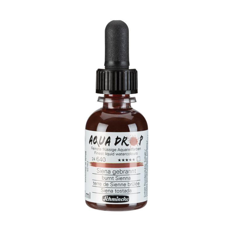 Schmincke Aqua Drop Liquid Watercolour Burnt Sienna