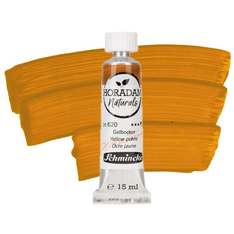 Schmincke Horadam Natural Watercolour Paint Yellow Ochre 15ml