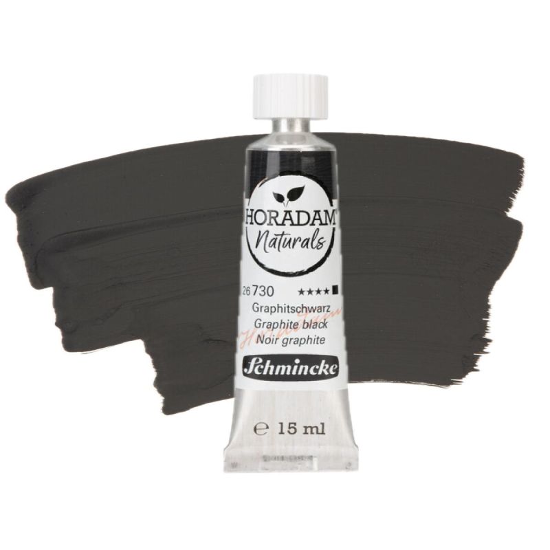 Schmincke Horadam Natural Watercolour Paint Graphite Black 15ml