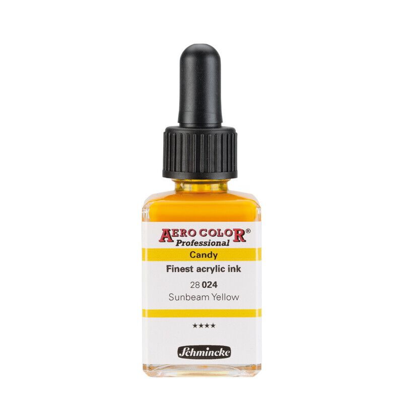 Schmincke Aerocolor Acrylic Paint Sunbeam Yellow 28ml