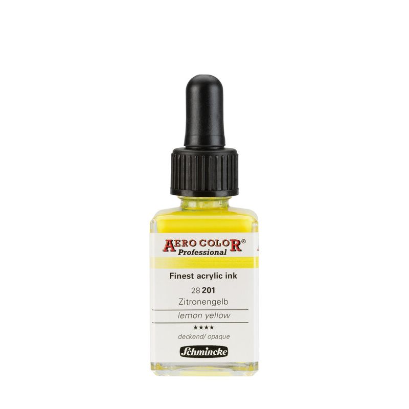 Schmincke Aerocolor Acrylic Paint Lemon Yellow 28ml