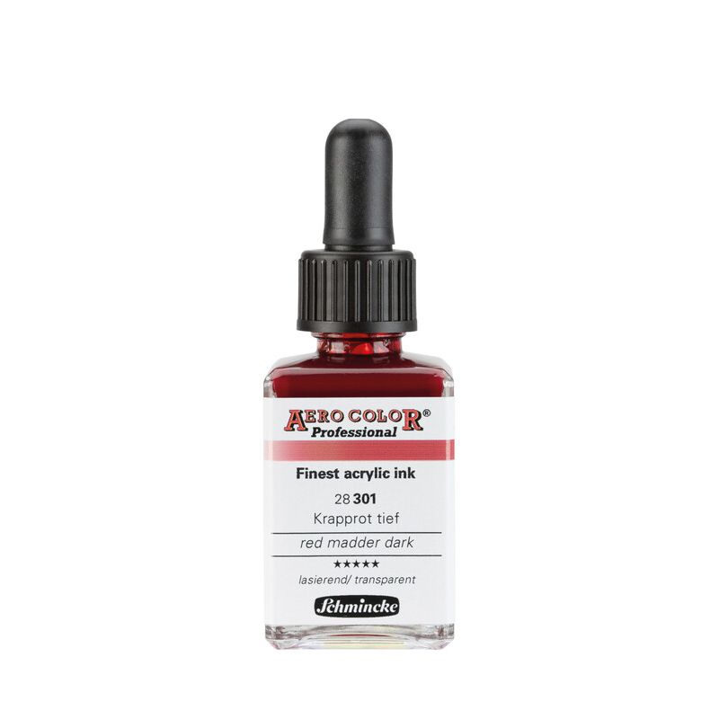 Schmincke Aerocolor Acrylic Paint Red Madder Dark